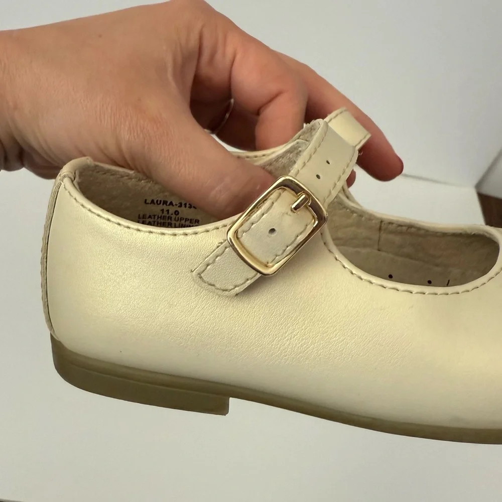 Footmates Laura Heirloom Pearlized Mary Jane Shoes Size 11
